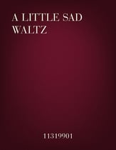 A Little Sad Waltz piano sheet music cover